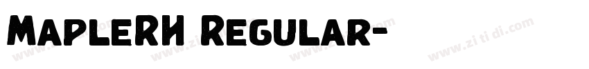 MapleRH Regular字体转换 MapleRH Regular字体转换